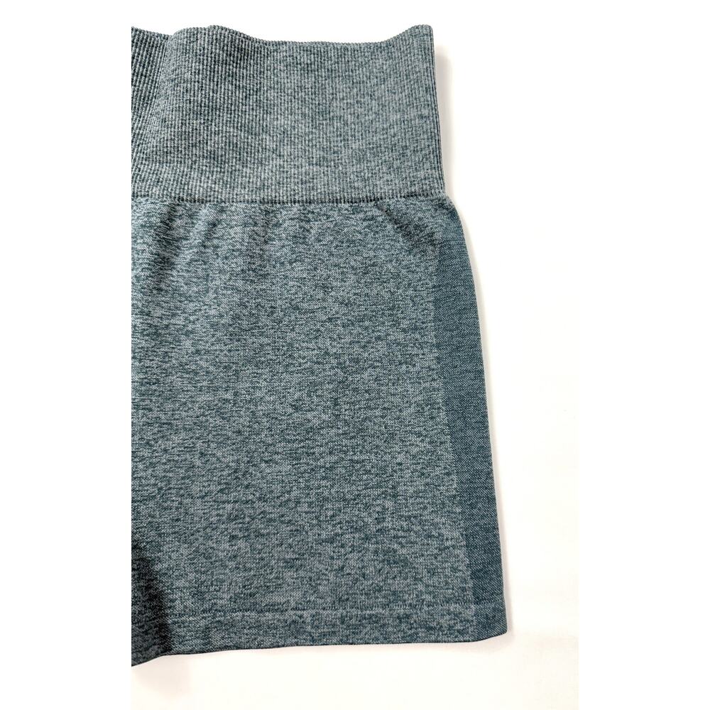 Victoria's Secret PINK high-waist teal green Sz S seamless biker shorts. - Picture 4 of 8
